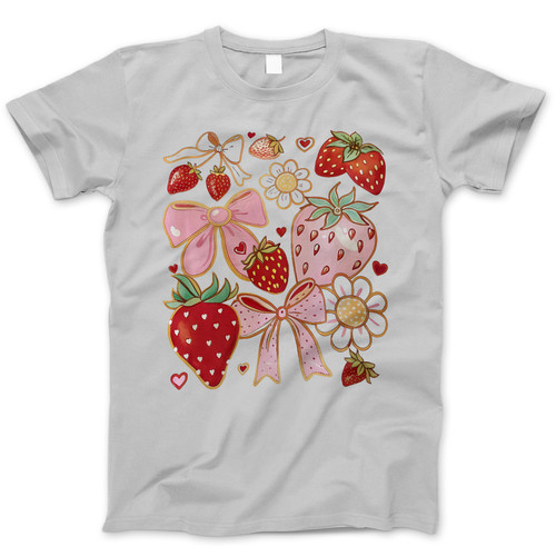 Photograph of four blank t-shirts greys beige and army green. Clipping path included. Ready for your.jpg