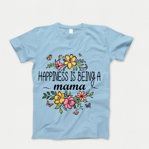 Photograph of four blank t-shirts greys beige and army green. Clipping path included. Ready for your.jpg