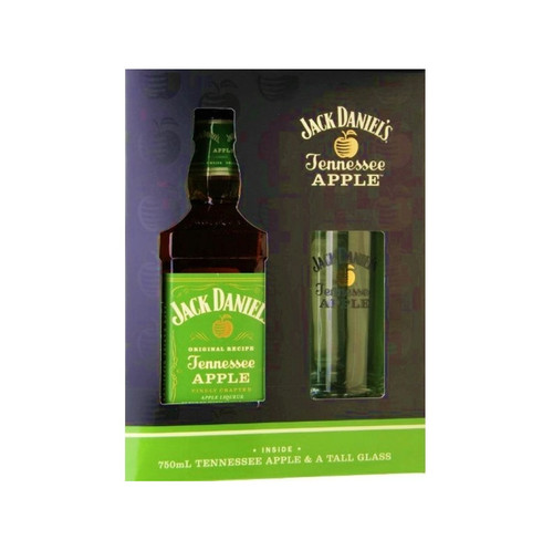 5099873221747 Ликер Jack Daniels Tennessee Apple 35% 0,7 Л С Бокалом СтБут. .jpg