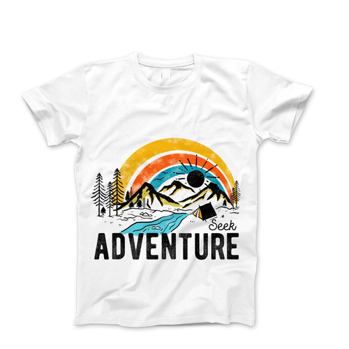 Photograph of four blank t-shirts greys beige and army green. Clipping path included. Ready for your.jpg