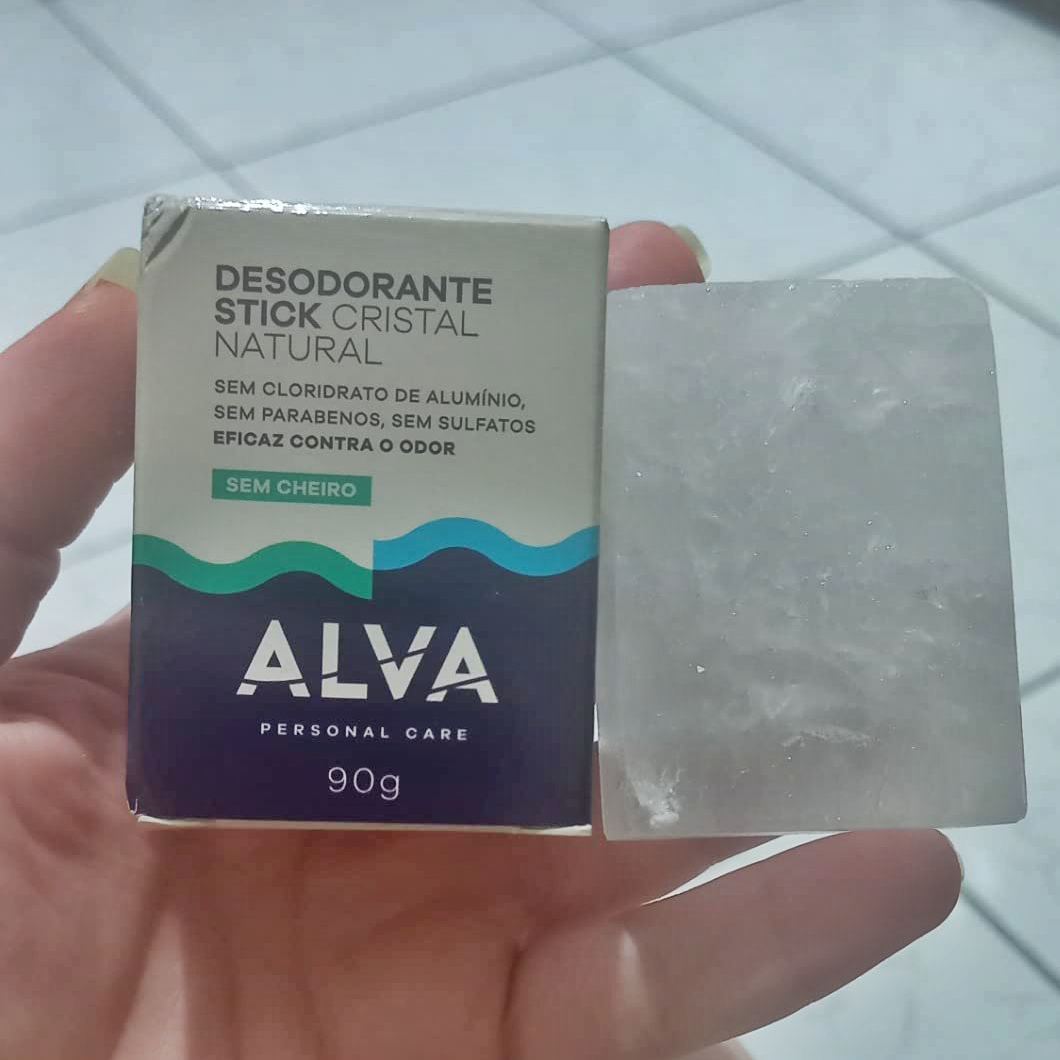 Alva Personal Care Desodorante Cristal Natural 90G Refil