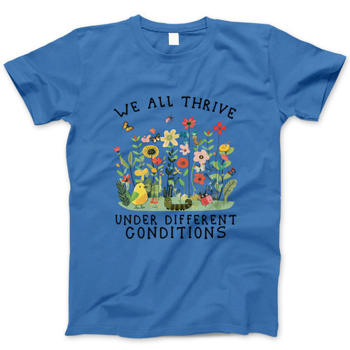 Photograph of four blank t-shirts greys beige and army green. Clipping path included. Ready for your.jpg