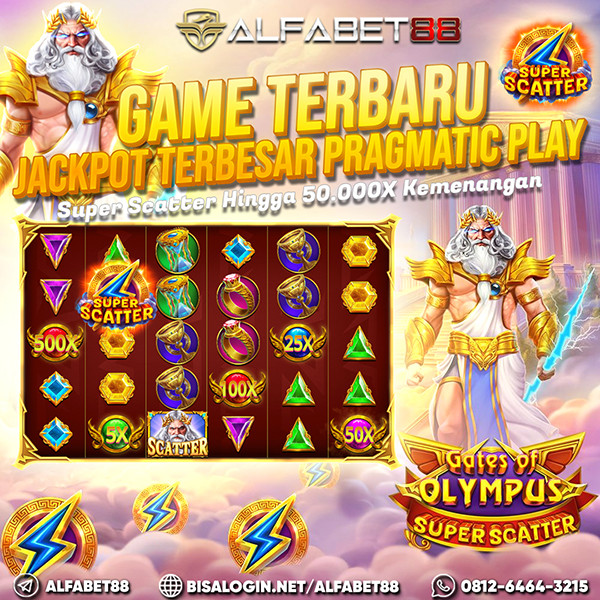 GAMES SLOT GACOR TERBARU PRAGMATIC PLAY - GATES OF OLYMPUS SUPER SCATTER X ALFABET88