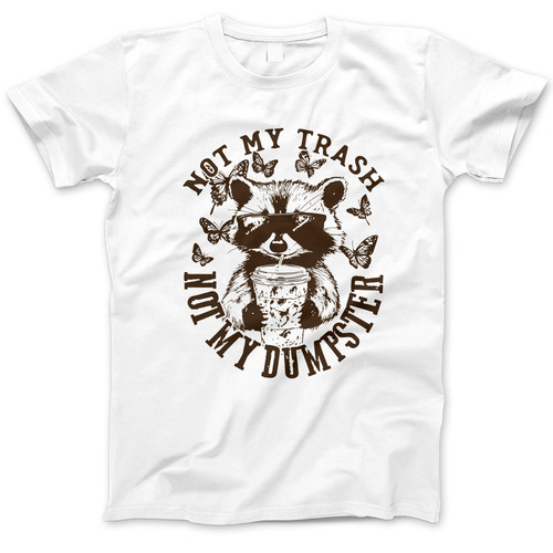 Photograph of four blank t-shirts greys beige and army green. Clipping path included. Ready for your.jpg