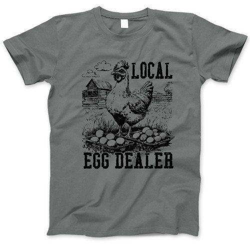 Photograph of four blank t-shirts greys beige and army green. Clipping path included. Ready for your.jpg