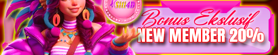 SITI4D BONUS EKSKLUSIF NEW MEMBER 20%