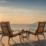 Leonardo Kino XL elegant coffee table with 2 lounge chairs on 0