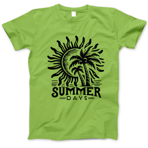 Photograph of four blank t-shirts greys beige and army green. Clipping path included. Ready for your.jpg