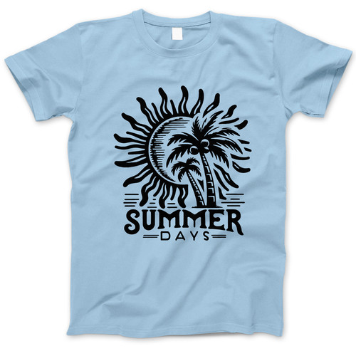 Photograph of four blank t-shirts greys beige and army green. Clipping path included. Ready for your.jpg