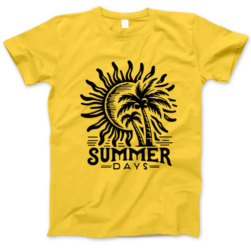 Photograph of four blank t-shirts greys beige and army green. Clipping path included. Ready for your.jpg