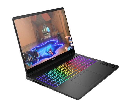 25C1 OMEN 16 Shadow Black NT HD Cam nonFPR BD1 D1 RGB per key Valorant Screen Core Set FrontRight M2.jpg
