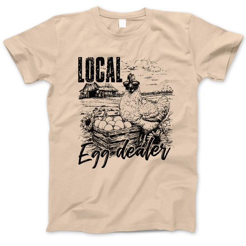 Photograph of four blank t-shirts greys beige and army green. Clipping path included. Ready for your.jpg