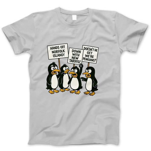 Photograph of four blank t-shirts greys beige and army green. Clipping path included. Ready for your.jpg