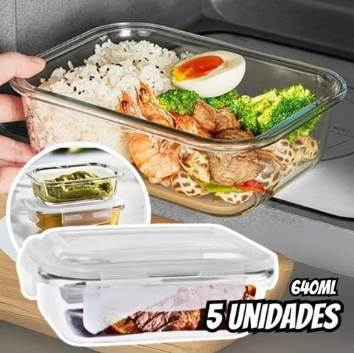 Conjunto 5 Pote Vidro Hermético Marmita Tampa Plástico 640ml.jpg