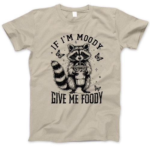 Photograph of four blank t-shirts greys beige and army green. Clipping path included. Ready for your.jpg