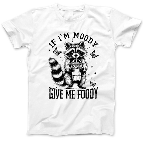 Photograph of four blank t-shirts greys beige and army green. Clipping path included. Ready for your.jpg