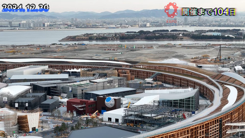 「大阪関西万博　今の様子」2024.12.30 現在 #大阪万博2025 #関西万博 #万博進捗状況 #万博見学ツワー #関西万博最新情報 #リングが繋がる #真実は一つ #ガンダム 11 .jpg