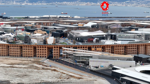 「大阪関西万博　今の様子」2024.12.30 現在 #大阪万博2025 #関西万博 #万博進捗状況 #万博見学ツワー #関西万博最新情報 #リングが繋がる #真実は一つ #ガンダム 2 3.jpg