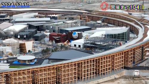 「大阪関西万博　今の様子」2024.12.30 現在 #大阪万博2025 #関西万博 #万博進捗状況 #万博見学ツワー #関西万博最新情報 #リングが繋がる #真実は一つ #ガンダム 12 .jpg