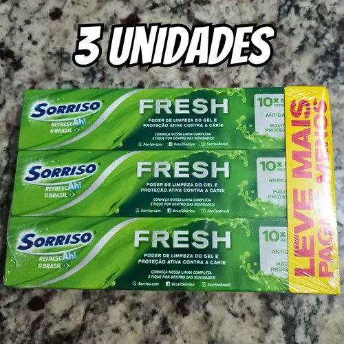 Creme Dental Sorriso Fresh Hortelã Explosion 90g Promo 3 un.jpg