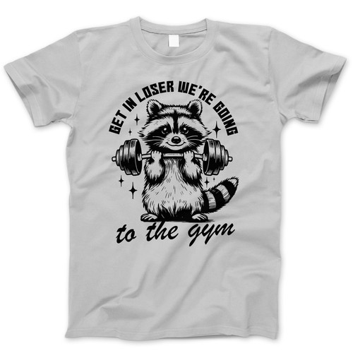 Photograph of four blank t-shirts greys beige and army green. Clipping path included. Ready for your.jpg