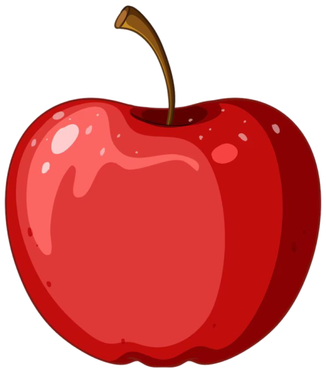 isolated red apple cartoon 1308 123316 prev ui.png