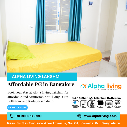 Alpha Living Lakshmi offers affordable and comfortable co-living PG.png