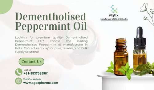 Dementholised Peppermint oil manufacturer in India.jpg