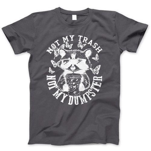 Photograph of four blank t-shirts greys beige and army green. Clipping path included. Ready for your.jpg