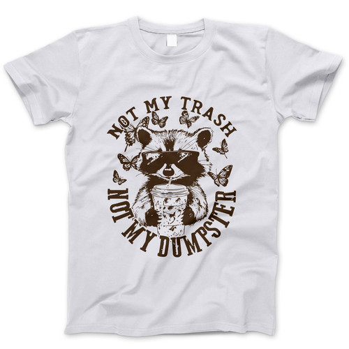 Photograph of four blank t-shirts greys beige and army green. Clipping path included. Ready for your.jpg