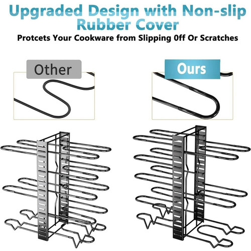 Pots and Pans Organizer 8 Tiers Pot Rack for Kitchen Cabinet.jpg