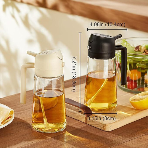TrendPlain 16oz470ml Glass Olive Oil Sprayer for Cooking 2 in 1 Olive Oil Dispenser for Kitchen Gadg.jpg