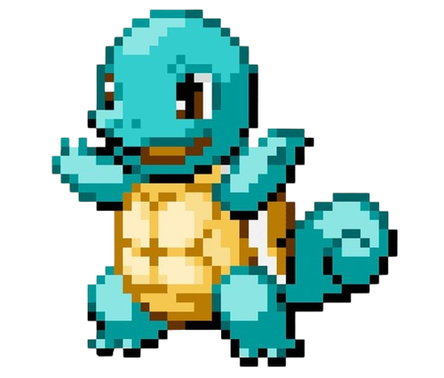 Squirtle Pokémon Yellow Pikachu Minecraft 16bit video Game fictional Character png removebg preview.png