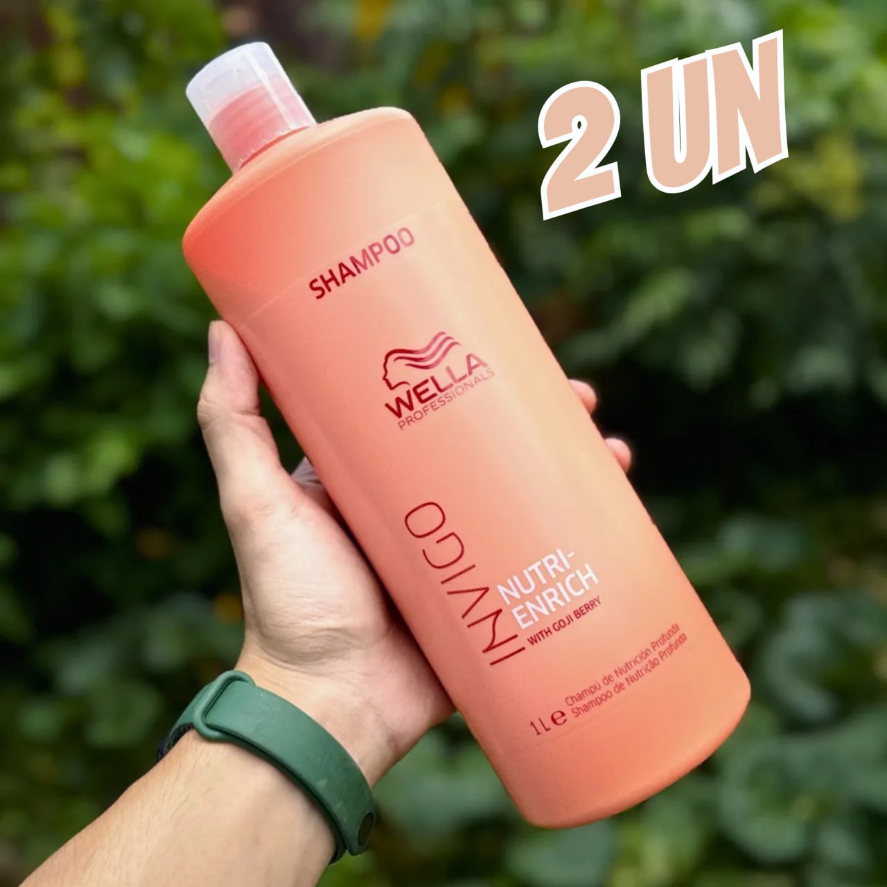 Kit Wella Professionals Invigo Nutri Enrich Shampoo 1000ml – 2 Unidades