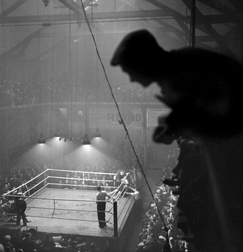 Boxing Match, France, Photo by Gaston Paris, 1937-38