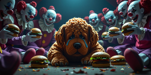 A heart wrenching scene of Big Belly Bob overcome with terror and sorrow Subject Big Belly Bob the p.jpg