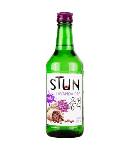 4660043595657 ВОДКА SOJU STUN LAVANDA RAF 13% 0,375 Л СТБУТ..jpg
