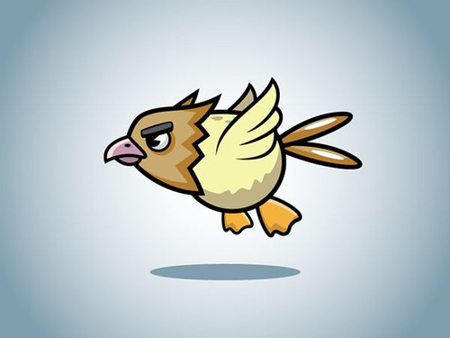 Eagle Duck flying flappy game character.jpg