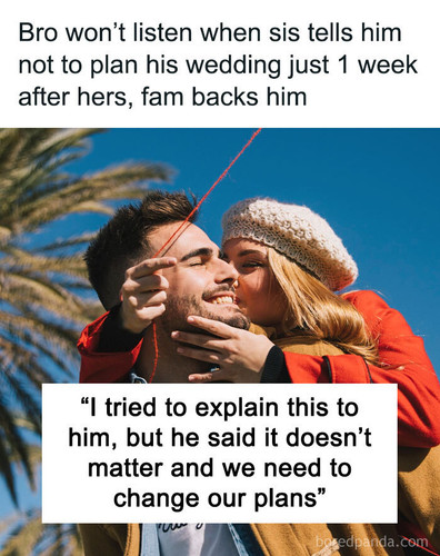 brother demands delay honeymoon sharing.jpg