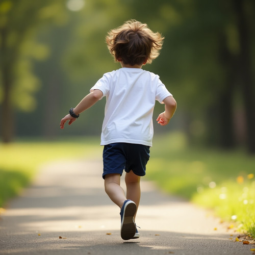 Flux Dev a dynamic image of a young boy in motion viewed from 2.jpg