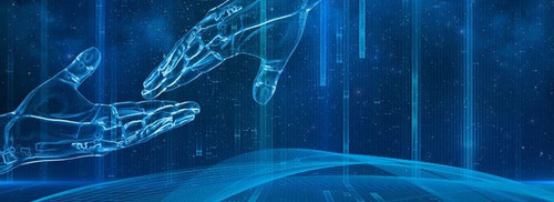 Blue Artificial Intelligence Technology Banner Poster Background, Technology, Business, Cooperation .jpg