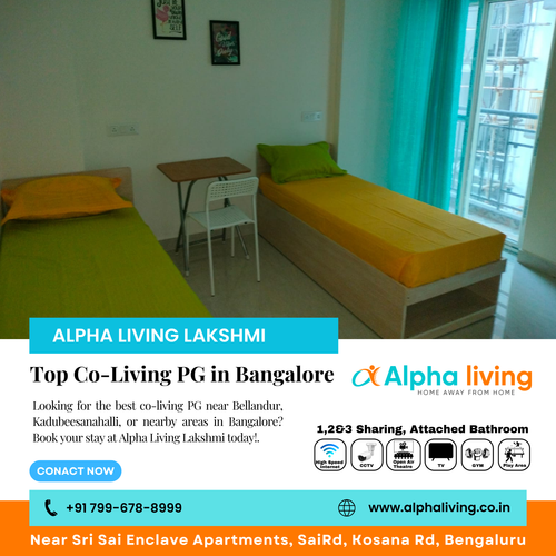 Alpha Living Lakshmi offers the best co-living PG in Kadubeesanahalli and Bellandur.png