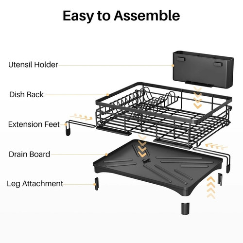 Expandable Dish Drying Rack Large Kitchen Dish Rack with Drainboard.jpg