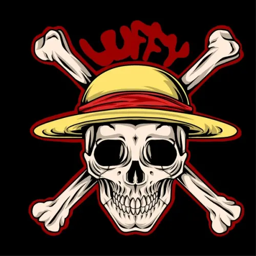 luffy skull straw hat vector 600nw 2328775905.webp
