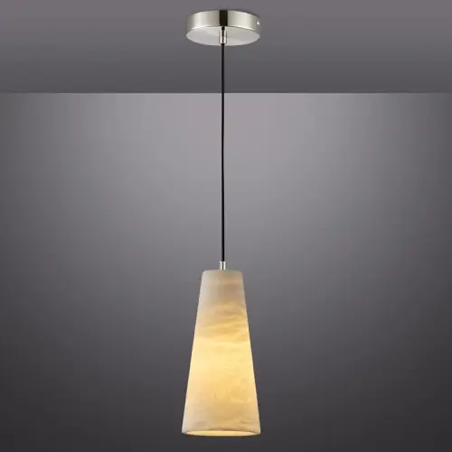 Belspring+Adjustable+Height+Alabaster+Pendant+Lights,+Marble+Conical+Shade(Bulb+Included) 1698217004.webp