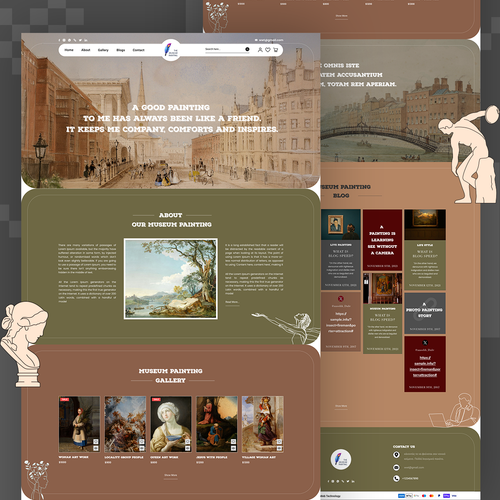 WooCommerce Museum Painting Website Landing Page.png