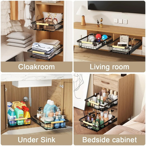 Pull Out Cabinet Organizer Metal Slide Out Drawers Sink Organizer.jpg