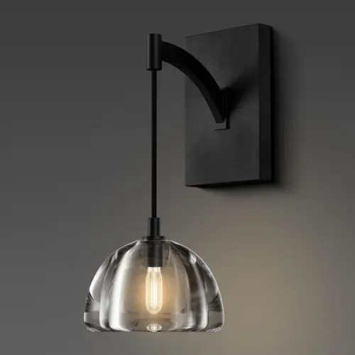 Tallen+1+ +Light+Hemisphere+Crystal+Modern+Wallchiere+Wall+Light+Wall+Sconce(Bulb+Included) 78824513.webp