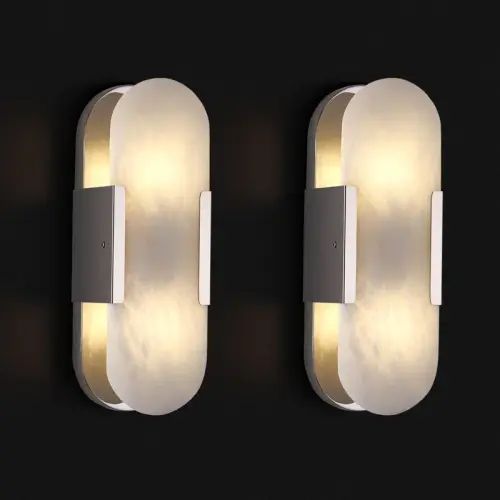 Dimmable+LED+Polished+Wall+Sconce+With+Alabaster+Shade+(Set+Of+2) 938122442 938122444.webp