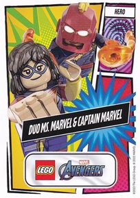 LEGO MARVEL AVENGERS OBYČEJNÁ KARTA 66 DUO MS. MARVEL & CAPTAIN MARVEL RUB.jpg
